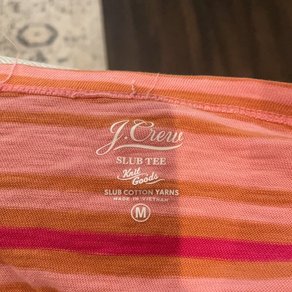 J. Crew painter tee in pink/clay stripe - Picture 3 of 4